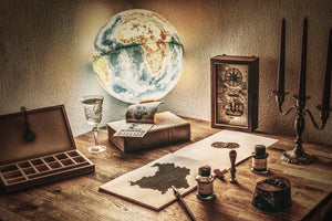 framedcanvas-print-antique-desk