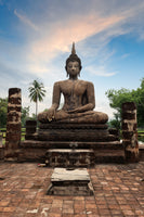 acrylic-print-buddha-statue-at-dusk
