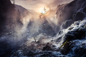 3-piece-acrylic-print-jiuzhaigou-china