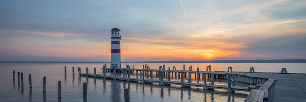panoramic-3-piece-acrylic-print-lighthouse-in-the-sunset-panorama