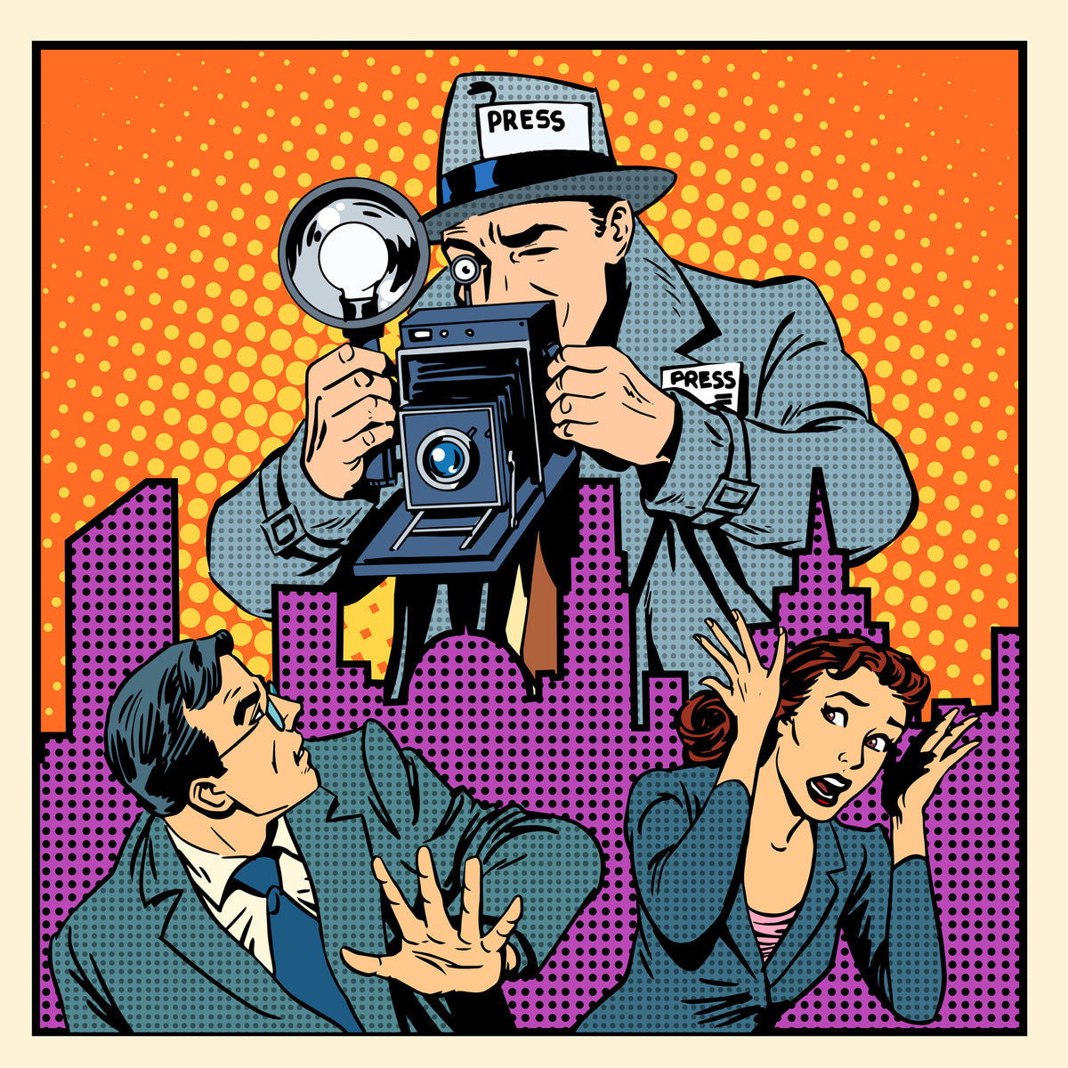 4-piece-canvas-print-pop-art-paparazzi