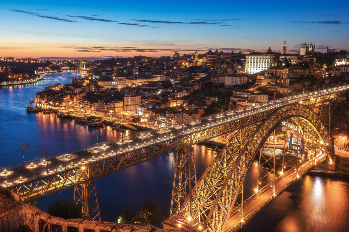modern-3-piece-canvas-print-portugal-porto-blue-hour