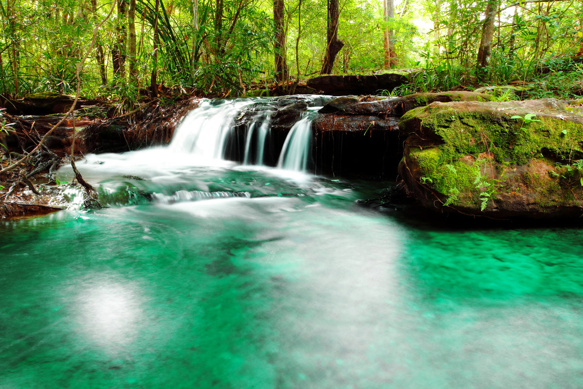 modern-3-piece-aluminium-print-the-river-at-waterfall