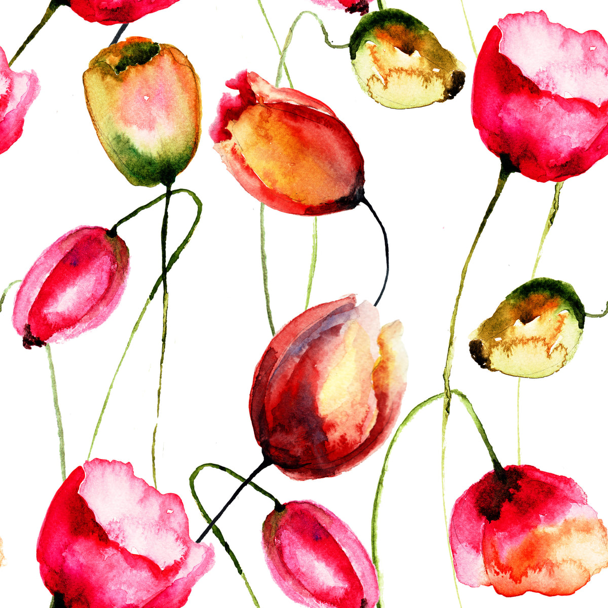 acrylic-print-painting-the-tulips