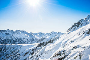 3-piece-aluminium-print-mountain-panorama-in-snow