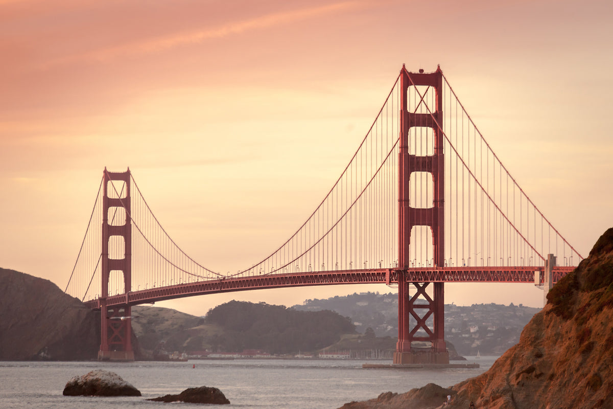 3-piece-aluminium-print-golden-gate-bridge-in-the-evening-light