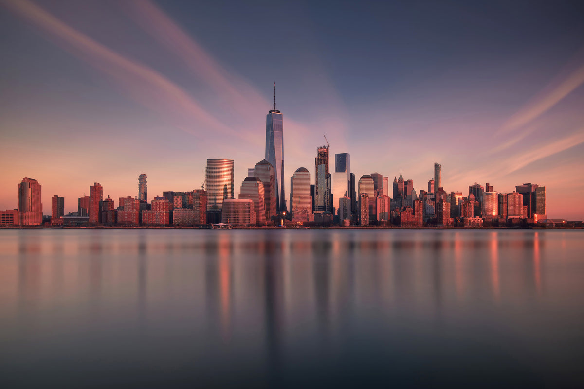 modern-3-piece-acrylic-print-lower-manhattan-at-dusk